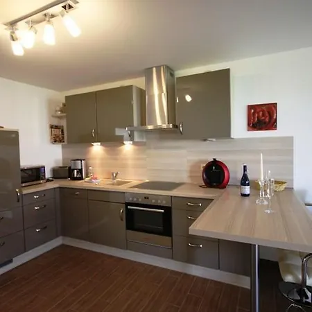 Villa Strandnah - Ferienwohnungen Börgerende-Rethwisch Kamer foto